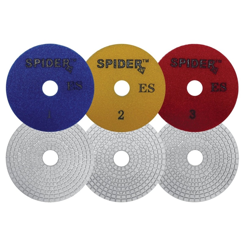 Spider 3 Step ES Wet Polishing Pads