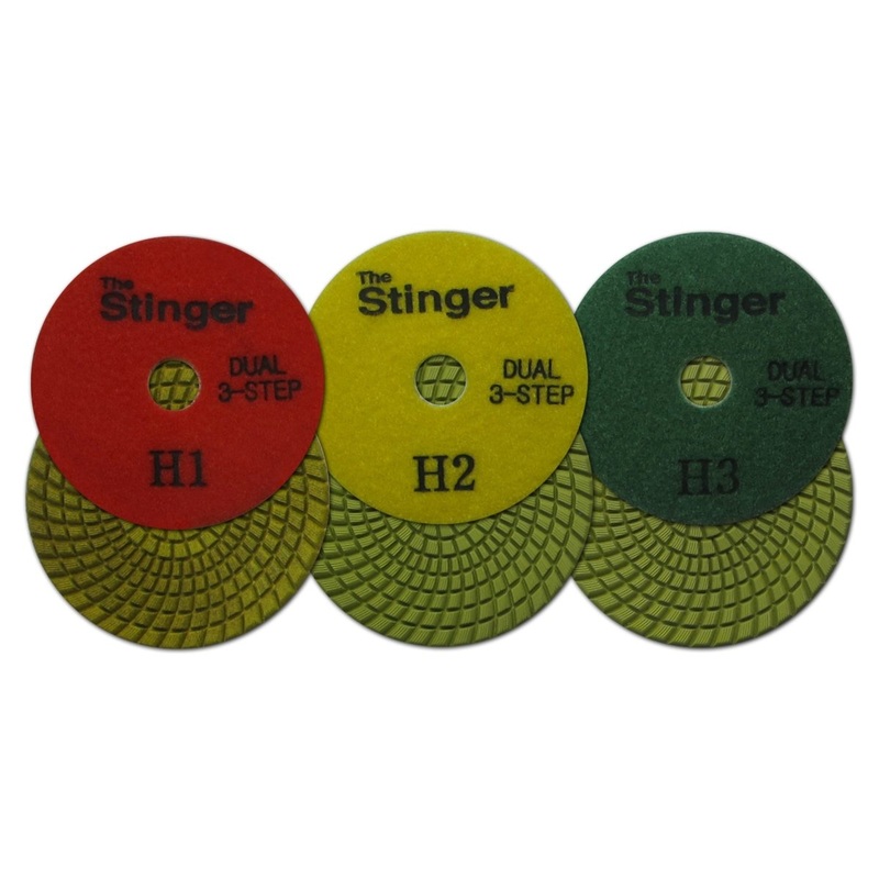 STINGER 3 Step Hybrid Polishing Pads