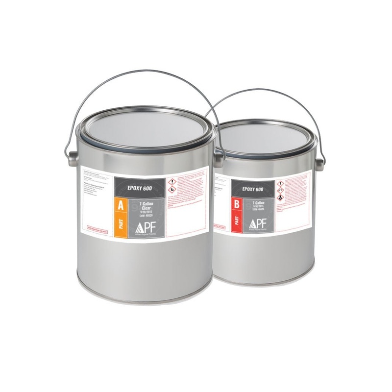 APF Epoxy 600 Pigmented|White|Black|Slate|Bone|Buff|Concrete Gray|Delta Fog|Seattle Red|Sterling|Thatch Brown|1.5 Gallons|15 Gallons