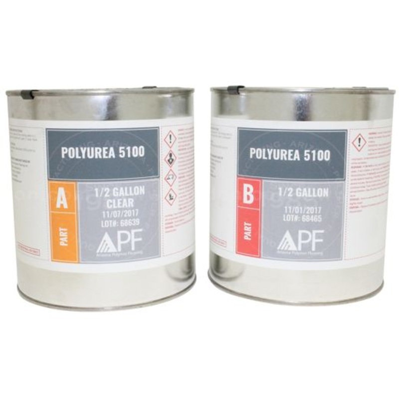 APF Polyurea 5100|1 Gallon|10 Gallons|Kit|Delta Fog|Slate
