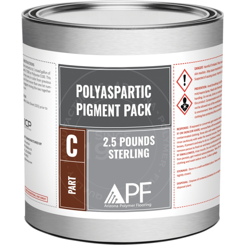 Polyaspartic Pigment Packs For 1 Gallon Kits