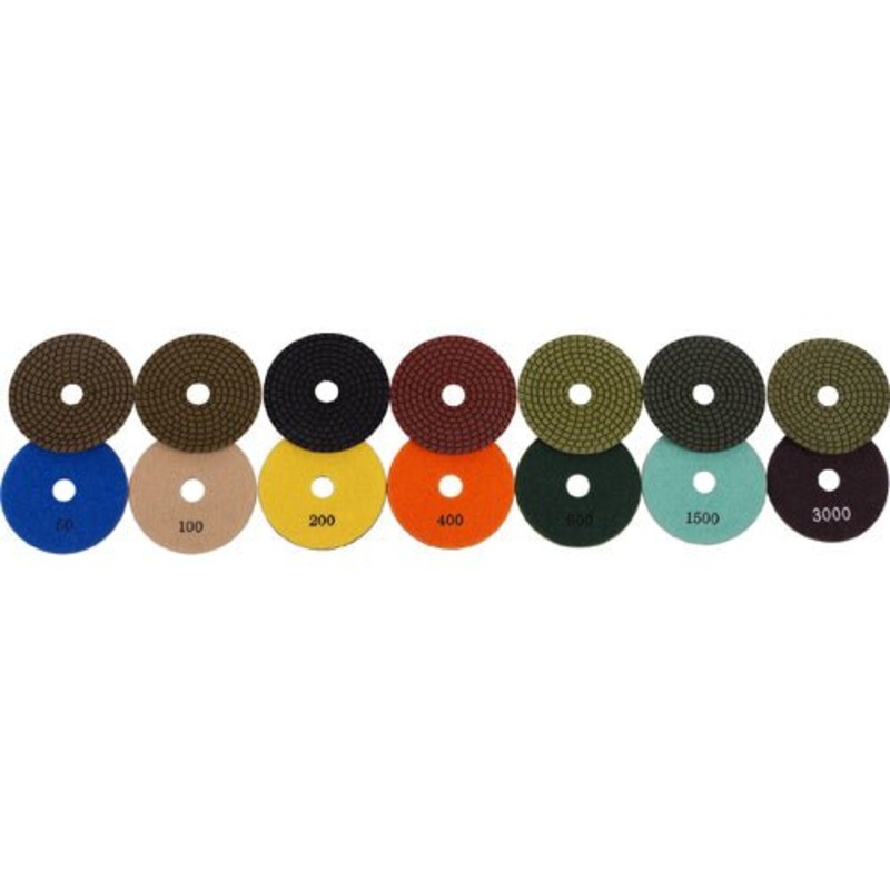 Wet Economy Polishing Pads, Spiral Type