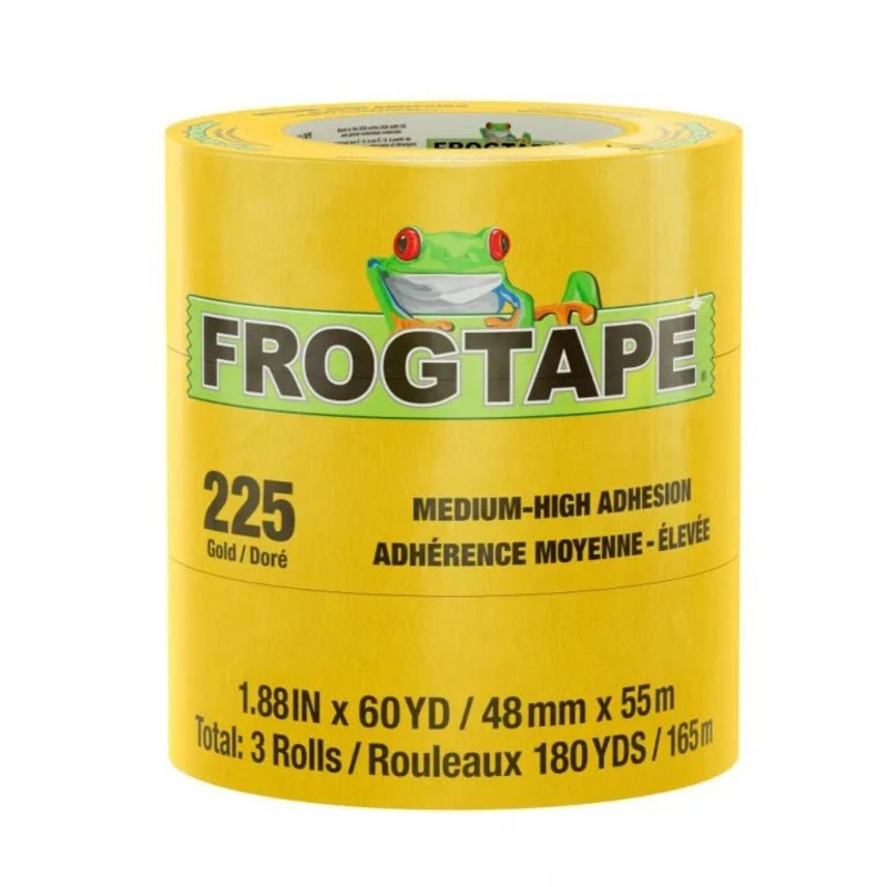 FrogTape 225 Gold Performance Grade Moderate Temperature, Medium-High Adhesion Masking Tape