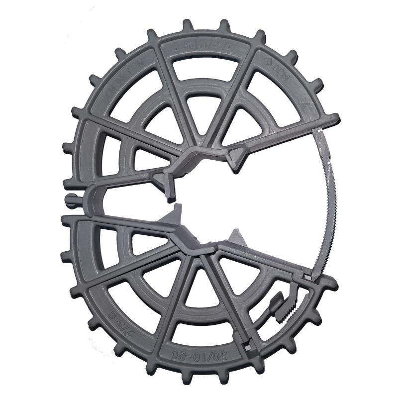 Plastic Locking Wheel Spacer|1″ – Bar Size |4 (1000 pieces)|1-1/2″ – Bar Size |3-|6 (1000 pieces)|2″ – Bar Size |3-|7 (500 pieces)|3″ – Bar Size |3-|8 (250 pieces)