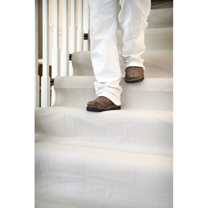 Stay Put Plus Slip Resistant Canvas Dropcloth