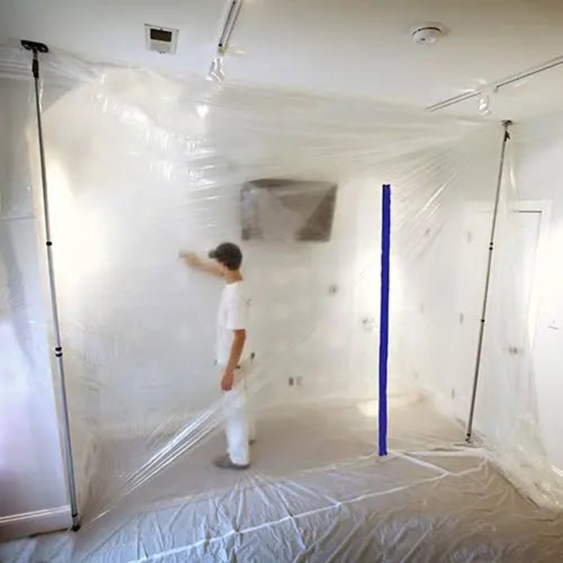 Trimaco E-Z Up Dust Containment Sheeting Pole 12Ft –  1 case with 4 packs of 2 units each pack