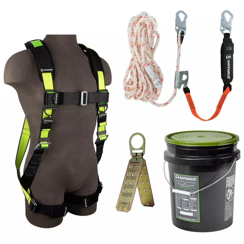 PRO Bucket Roof Kit: FS280 Harness, 018-7005 VLL, FS870 Anchor