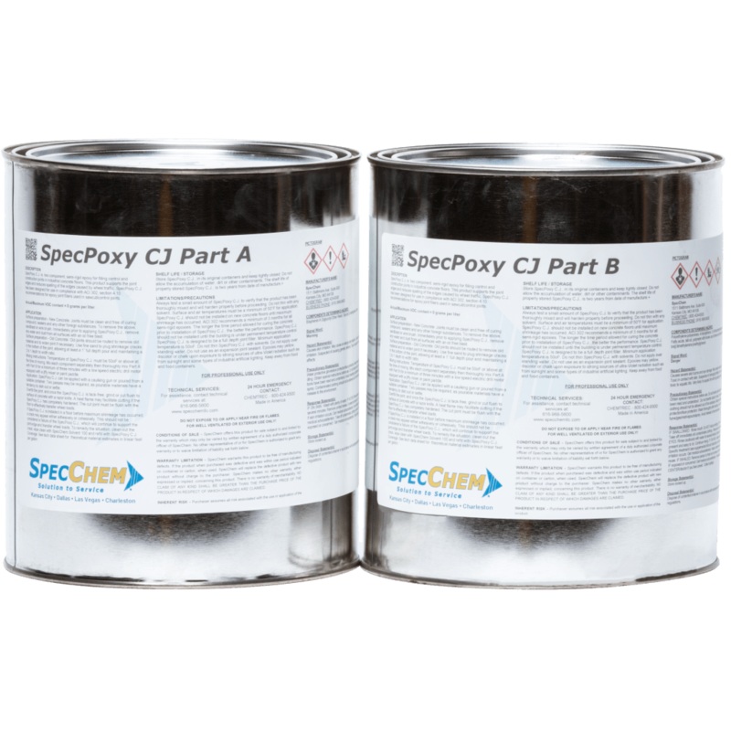 SpecPoxy CJ 100% Solids, Semi-Rigid Epoxy Control Joint Filler