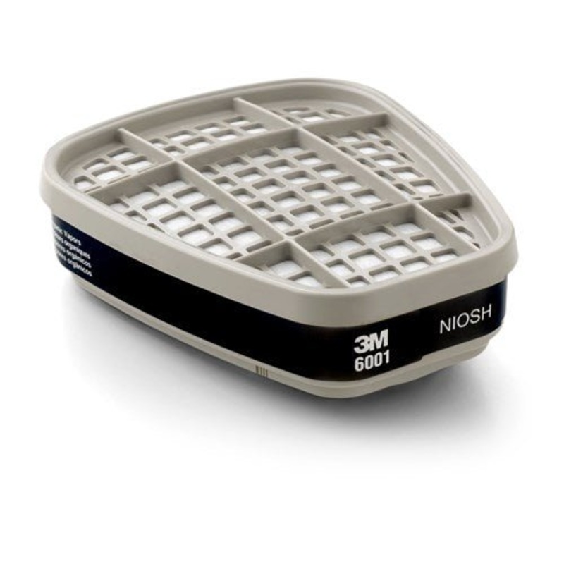 3M Organic Vapor Cartridge 6001 (30 Pairs)