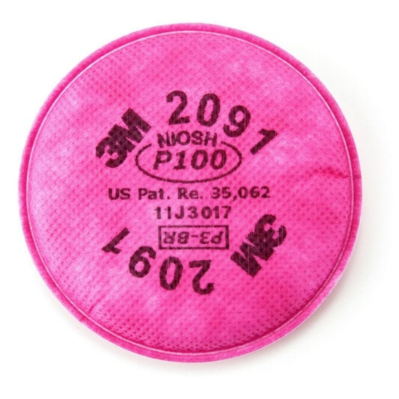 3M Particulate Filter 2091/07000(AAD) | P100 (50 Pairs)