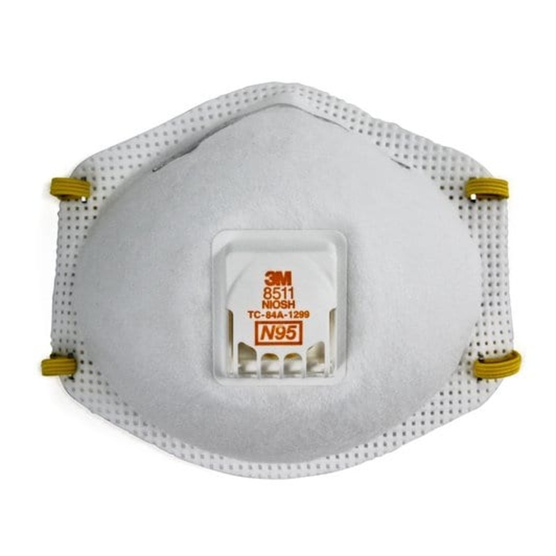 3M Particulate Respirator 8511, N95 (8/Case)