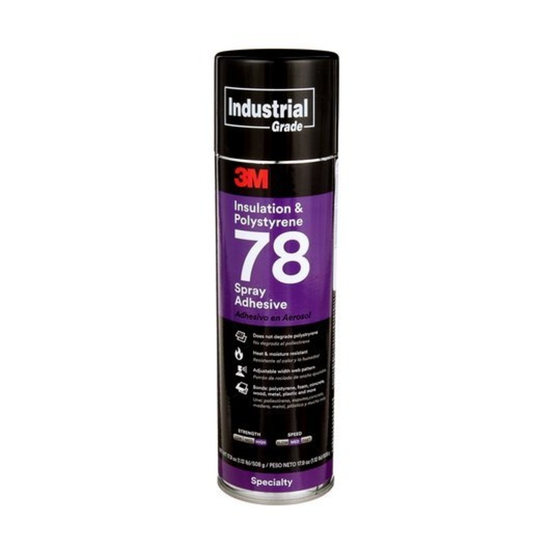 3M Polystyrene Foam Insulation Spray Adhesive 78 (12 Count)