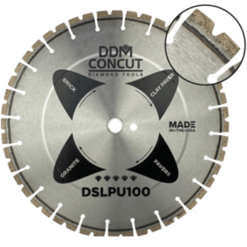 DSLPU100 Masonry Blades|10″ X .110″|12″ X .110″|14″ X .115″|16″ X .125″|18″ X .125″|20″ X .140″|24″ X .155″