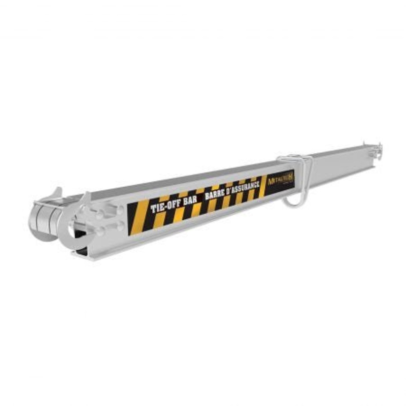 Horizontal Tie-off Bar for Scaffolding