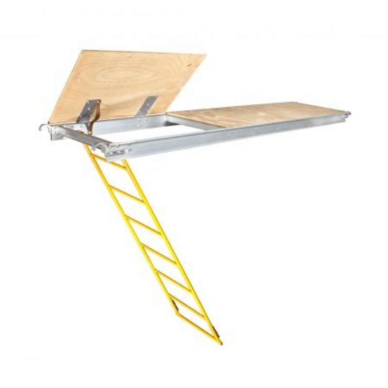 Platform With Trapdoor And Ladder