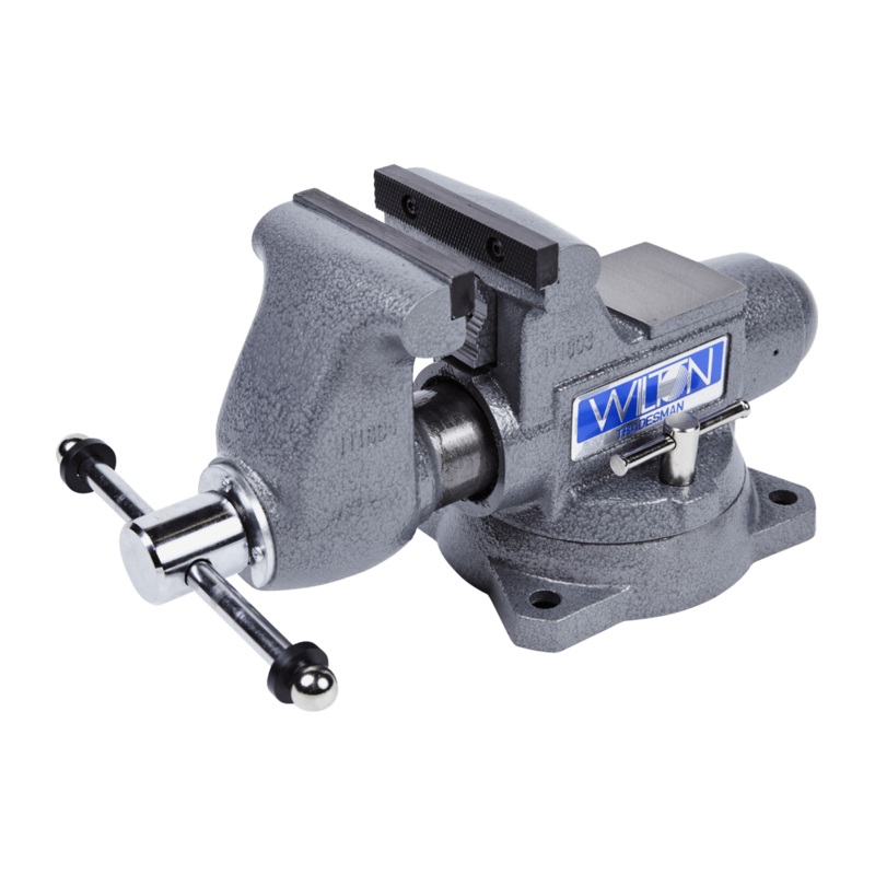 Tradesman 1755 Bench Vise, 5-1/2 Jaw Width, 5 Jaw Opening, 3-3/4 Throat Depth