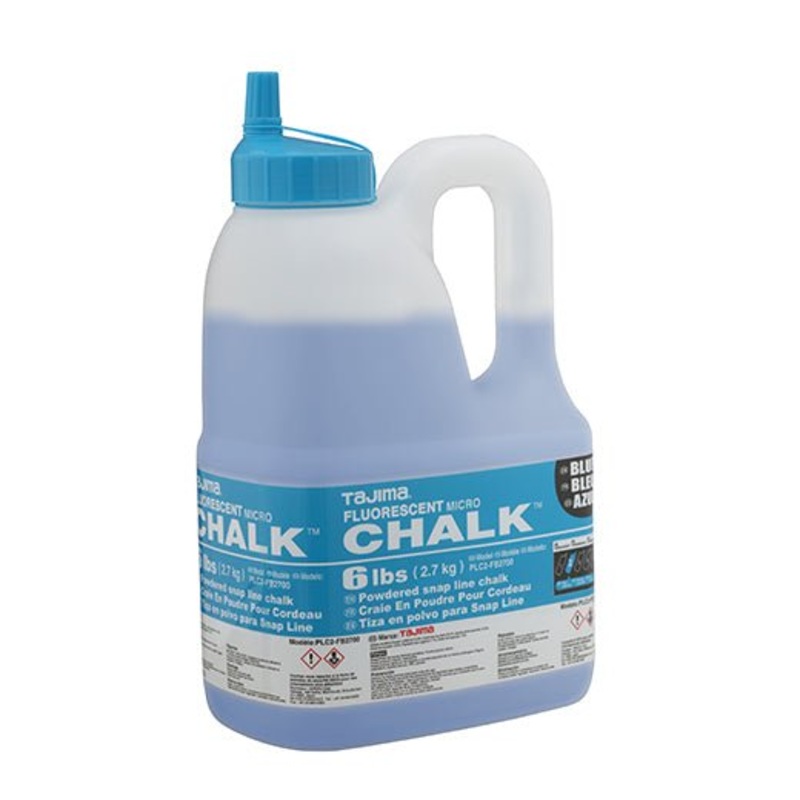 Blue Fluorescent Micro Chalk|6 Pounds (5 Pack)|10 Ounces (32 Pack)