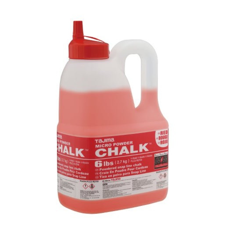 Red Fluorescent Micro Chalk|6 Pounds (8 Pack)|10 Ounces (50 Pack)