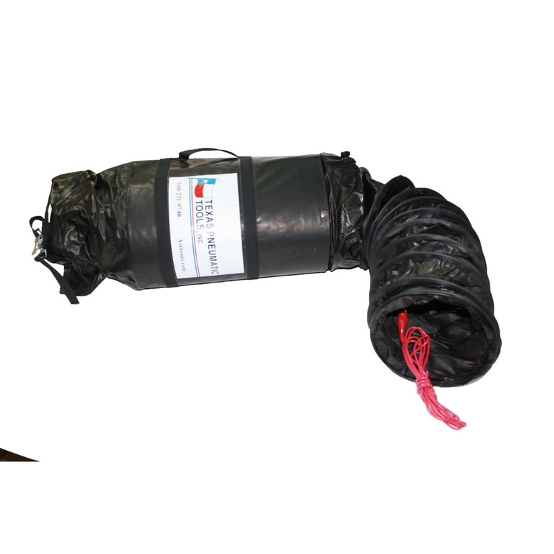 TX-SAC-N-GO-8-C – 8 Electrically Conductive Ducting w/ Attached Storage Bag.