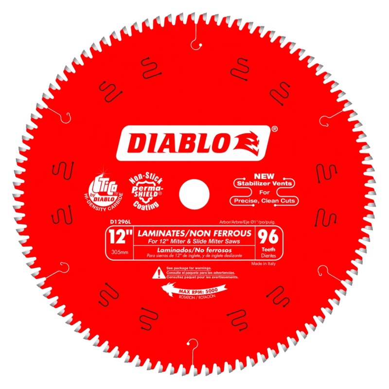 12 in. x 96 Tooth Laminate / Aluminum Saw Blade – 4 per Order