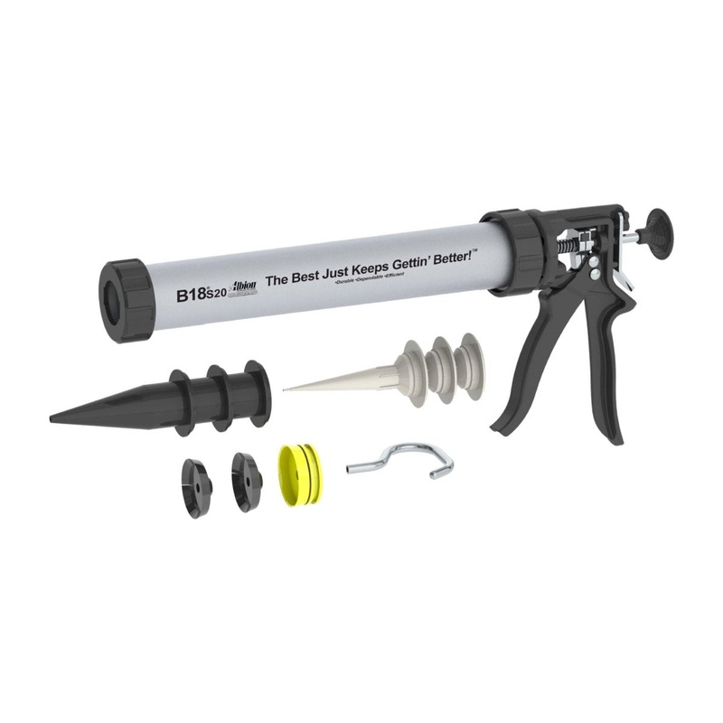 20oz B-Line Manual Sausage Gun w/ 18:1 Ratio Drive (10 Count)
