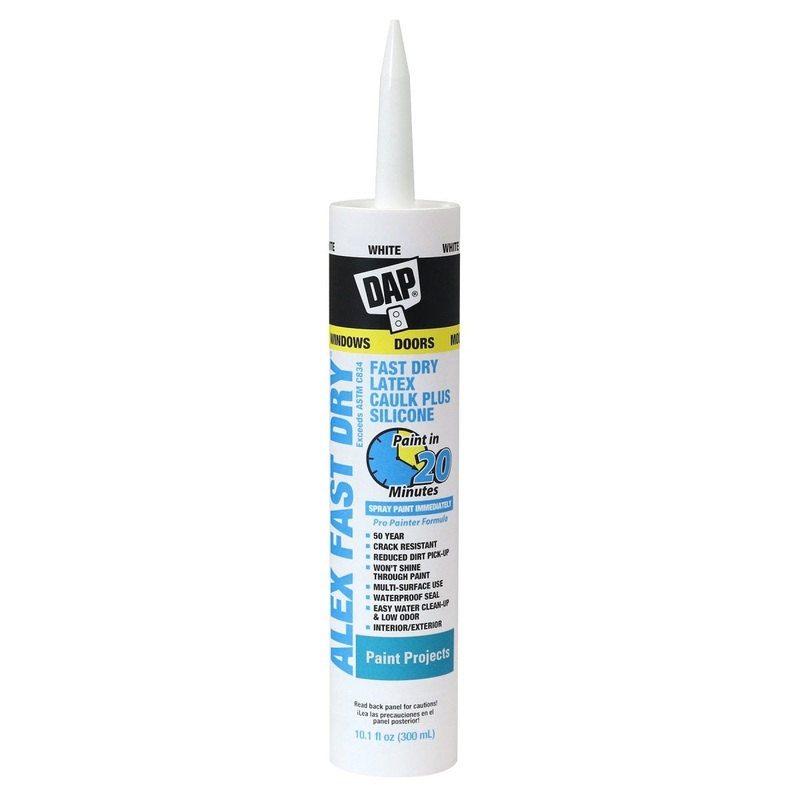 ALEX FAST DRY Acrylic Latex Caulk Plus Silicone (24 Count)