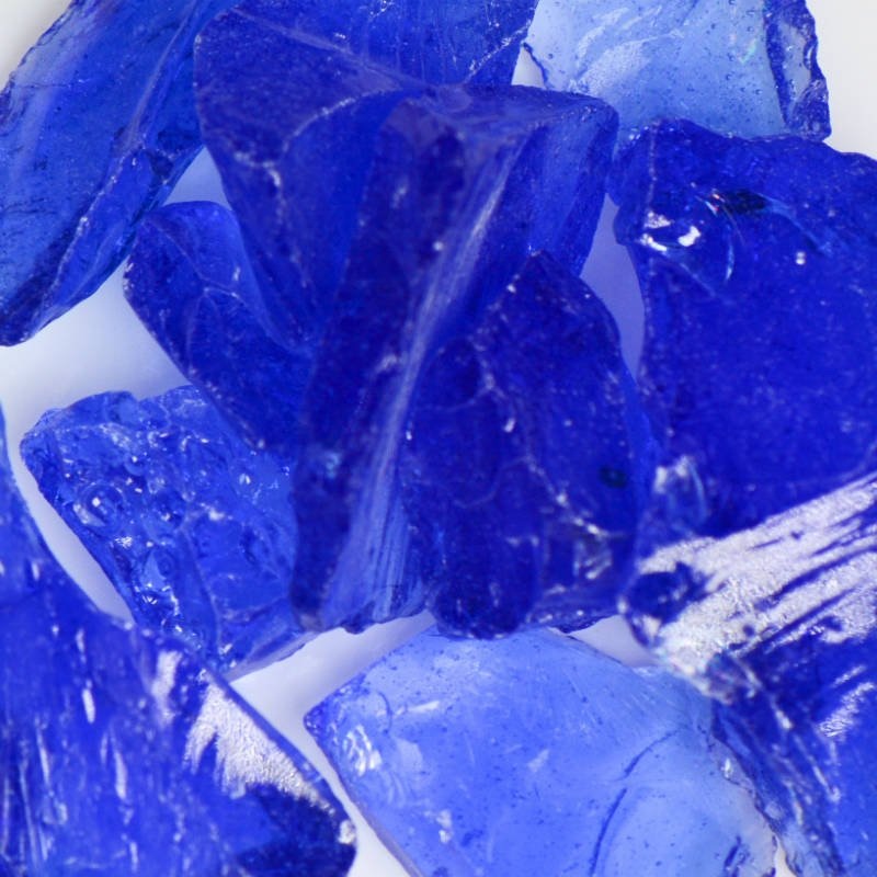 Blue Landscape Glass|50 Lb.|25 Lb.|10 Lb.|5 Lb.|1 Lb.|Medium (1/2″ – 1″)|Large (1″ – 2″)