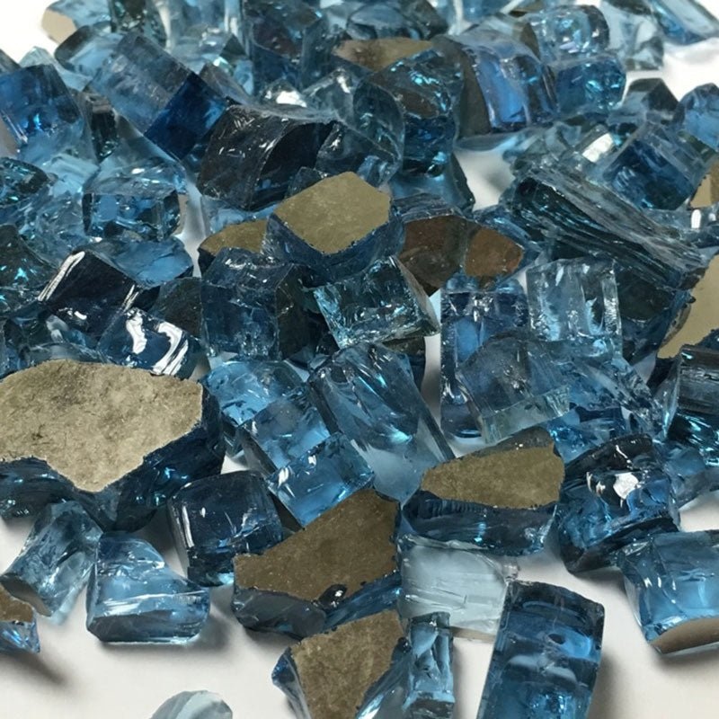 Blue Reflective Glass|25 Lb.|10 Lb.