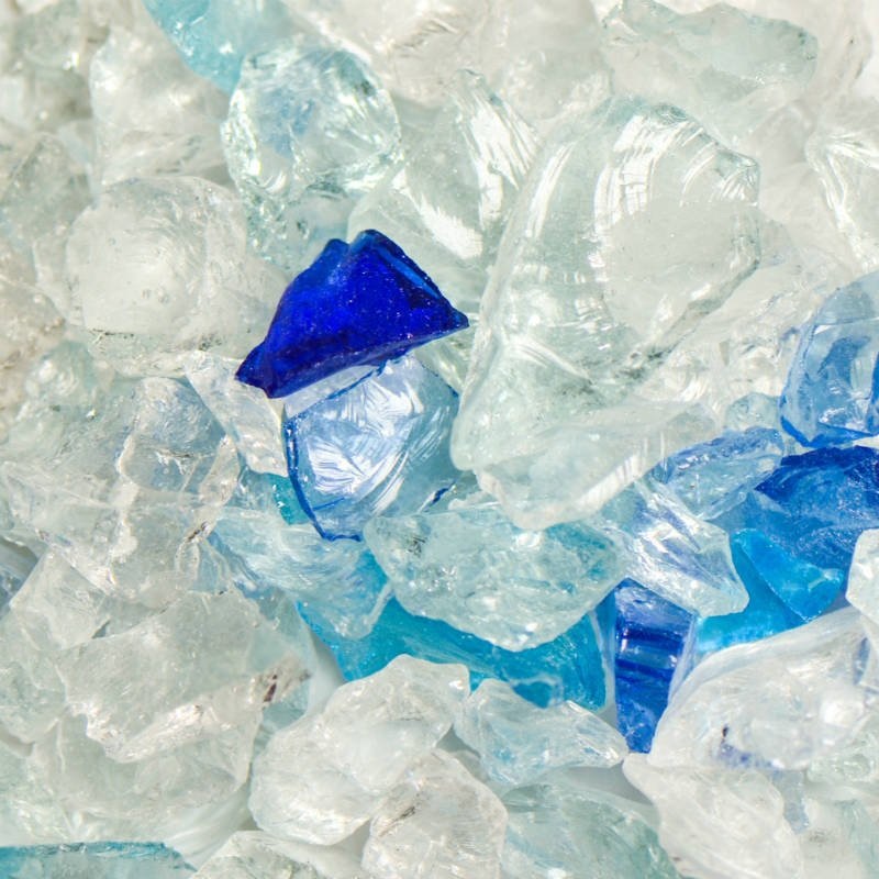 Caribbean Mix Fire Glass|1 Lb.|5 Lb.|10 Lb.|25 Lb.|50 Lb.|Small (1/4″ – 1/2″)|Medium (1/2″ – 1″)