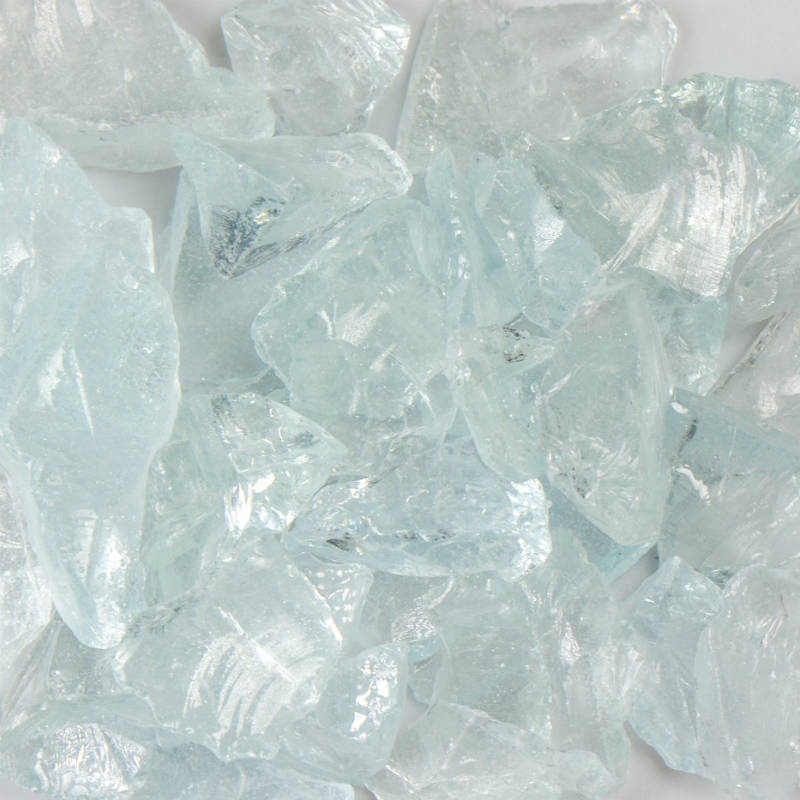 Crystal Teal Fire Glass|50 Lb.|25 Lb.|10 Lb.|5 Lb.|1 Lb.|Small (1/4″ – 1/2″)|Medium (1/2″ – 1″)