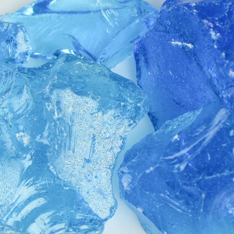 Crystal Turquoise Landscape Glass