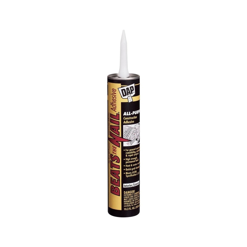 Dap Beats The Nail All-Purpose Construction Adhesive (48 Count)