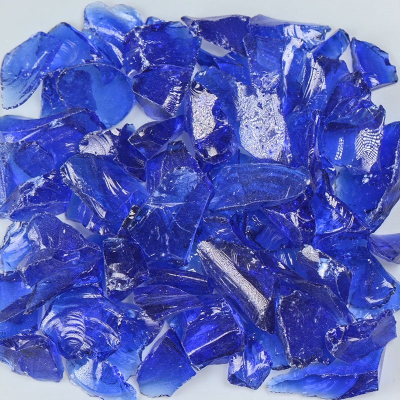 Dark Blue Fire Glass|50 Lb.|25 Lb.|10 Lb.|5 Lb.|1 Lb.||2 (1/4″ – 3/8″)||3 (3/8″ – 1/2″)