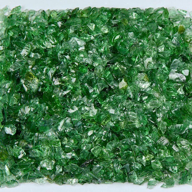 Dark Green Terrazzo Glass|1 Lb.|5 Lb.|10 Lb.|25 Lb.|50 Lb.||0 (1/16″ – 1/8″)||2 (1/4″ – 3/8″)||3 (3/8″ – 1/2″)