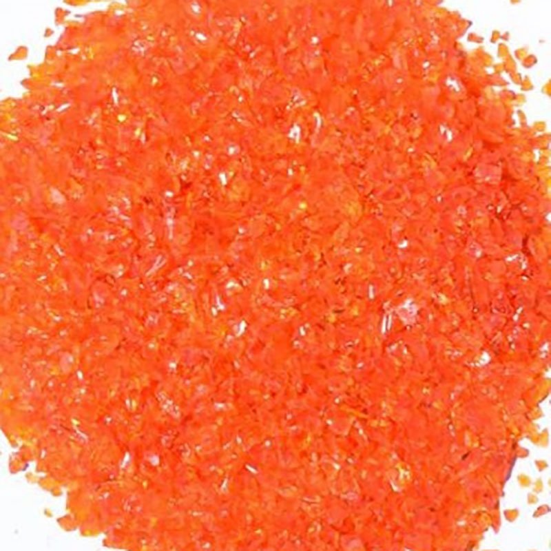 Flat Orange Terrazzo Glass|50 Lb.|25 Lb.|10 Lb.|5 Lb.|1 Lb.