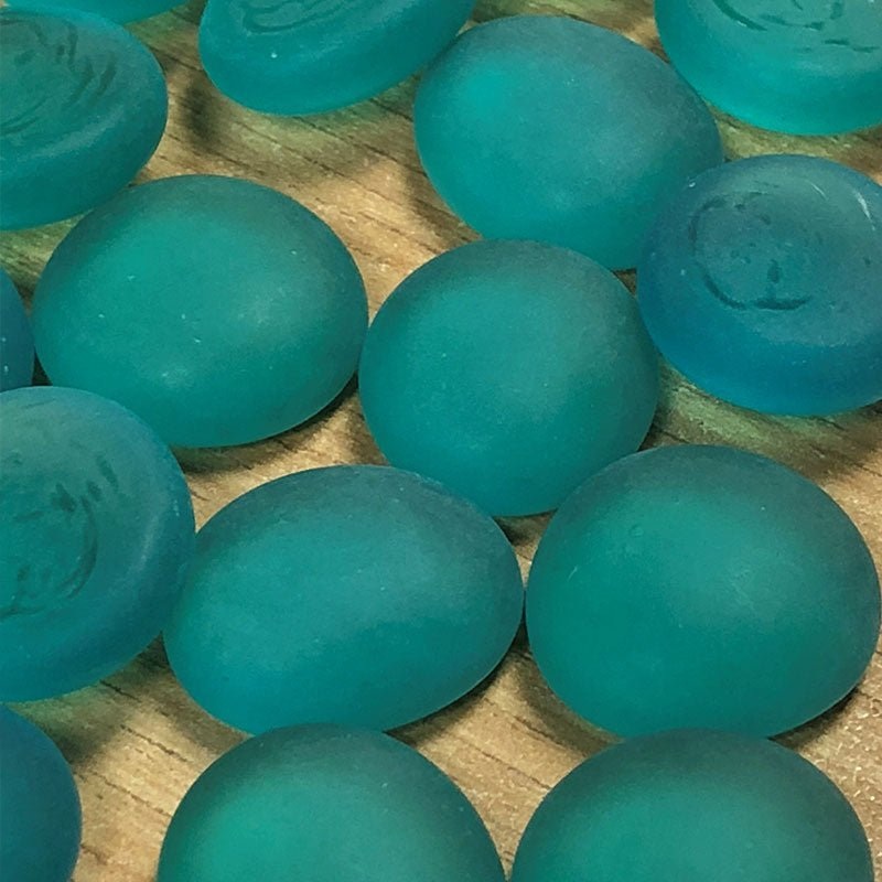Teal Frosted Glass|22 Lb.|10 Lb.|5 Lb.|1 Lb.
