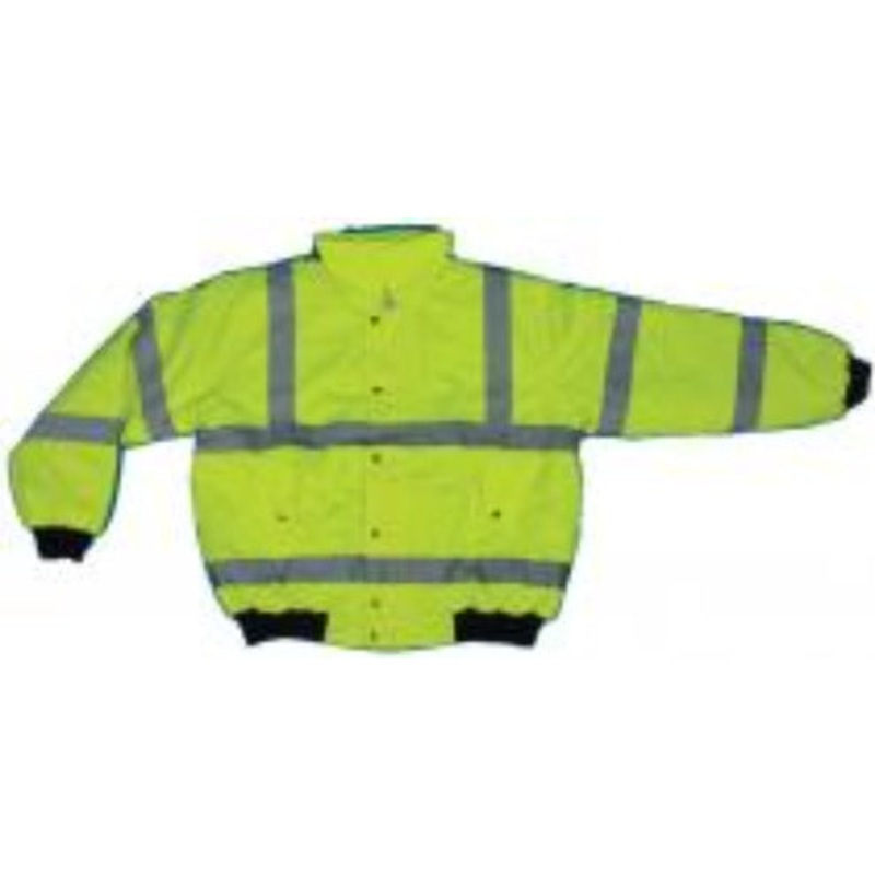ANSI Class 3 Bomber Jacket|Orange|Lime|Medium|Large|X-Large|2X-Large|3X-Large|4X-Large|5X-Large