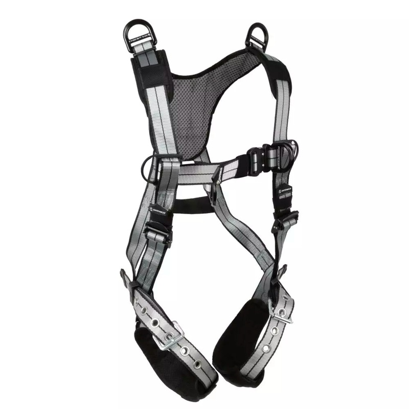 PRO+ Slate Full Body Retrieval Harness: Alu 1D, Alu Shoulder Ds, Alu QC Chest, Alu FD, TB Legs