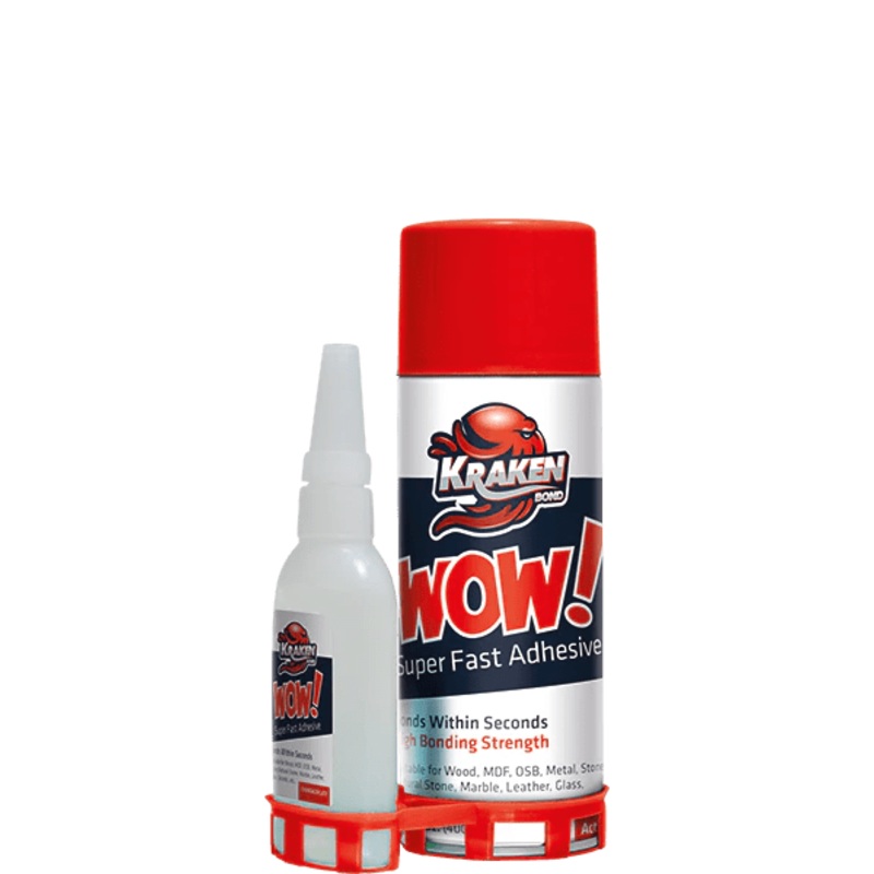 WOW! Super Fast Adhesive CA Glue (3.50 oz.) – Case of 12