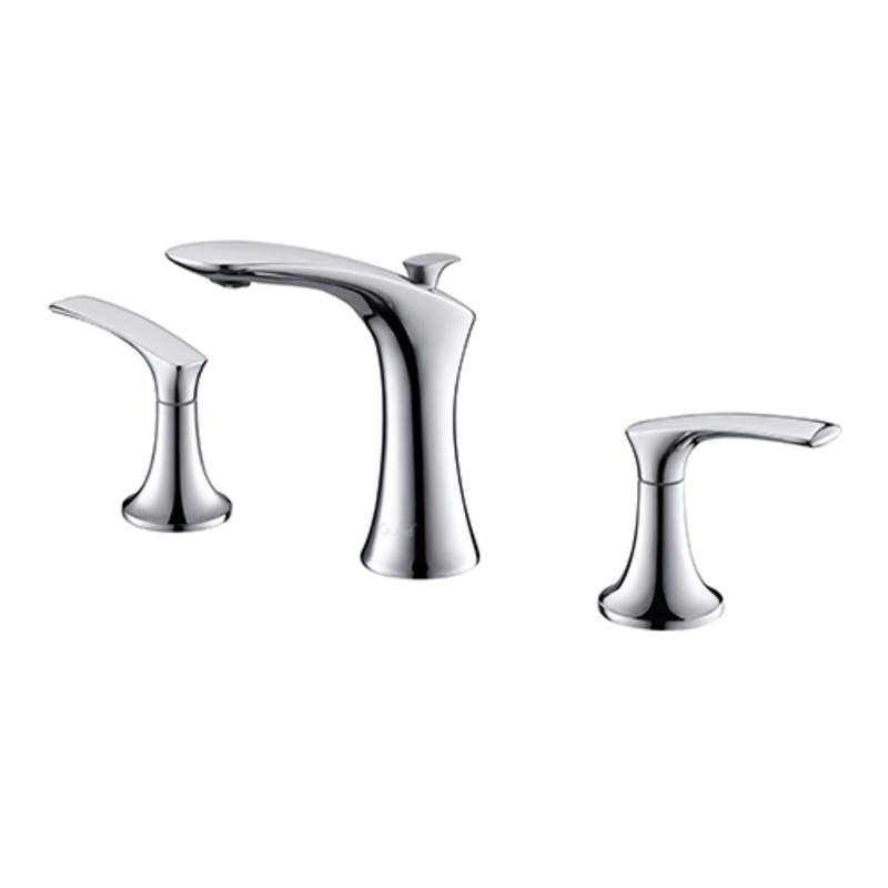 Dakota Sinks DSF-30B8W01 Isabella Deck Mount Widespread Bathroom Faucet with Pop-Up Drain