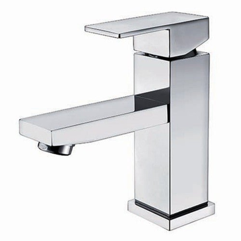 Dakota Sinks DSF-34BSH00 Kennedy 6 1/2 Inch Deck Mount Bathroom Faucet with Pop-Up Drain and Overflow