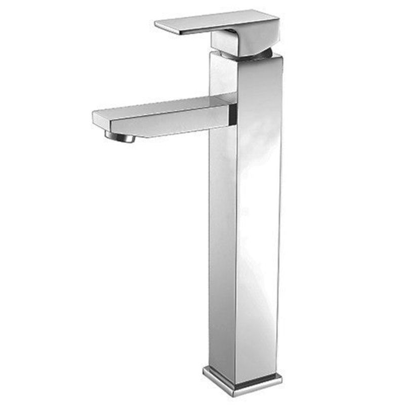 Dakota Sinks DSF-34BVE00 Kennedy 12 Inch Vessel Bathroom Faucet with Pop-Up Drain and No Overflow