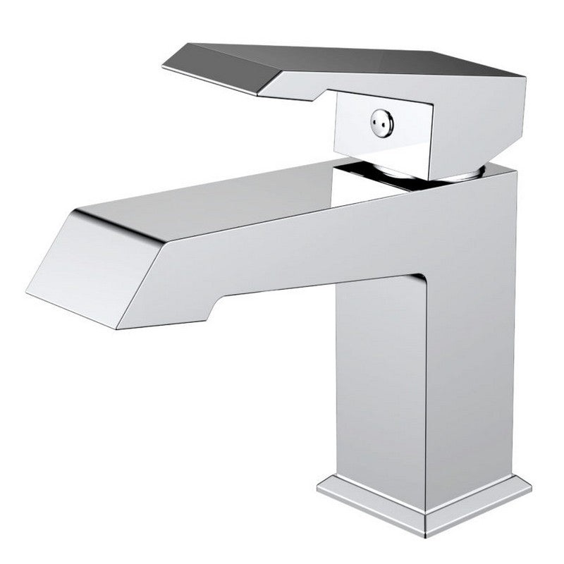 Dakota Sinks DSF-36BSH01 Madison 6 3/8 Inch Deck Mount Bathroom Faucet with Push Pop-Up Drain