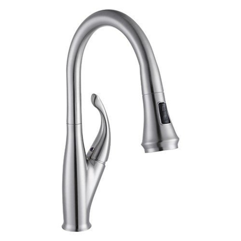 Dakota Sinks Signature 16 1/2 Inch Single Hole Pull-Down Kitchen Faucet