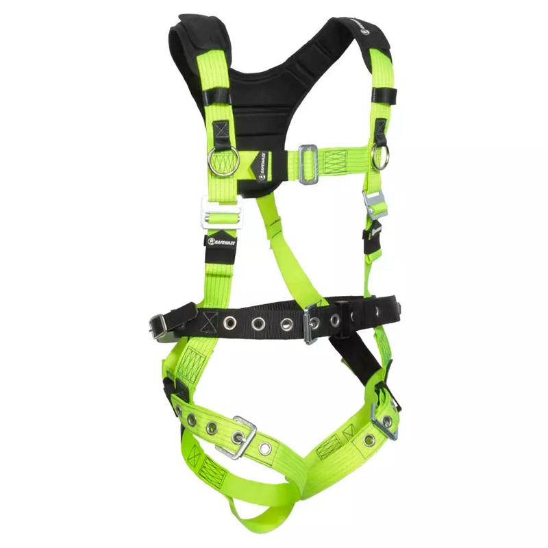 Reflective Full Body Harness: 1D, MB Chest, TB legs, Mining belt