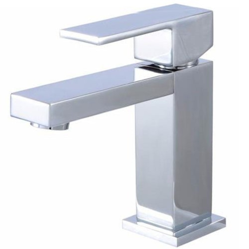 USF-00BSH00 Single Handle Stainless Steel Braided Hose Bathroom Faucet