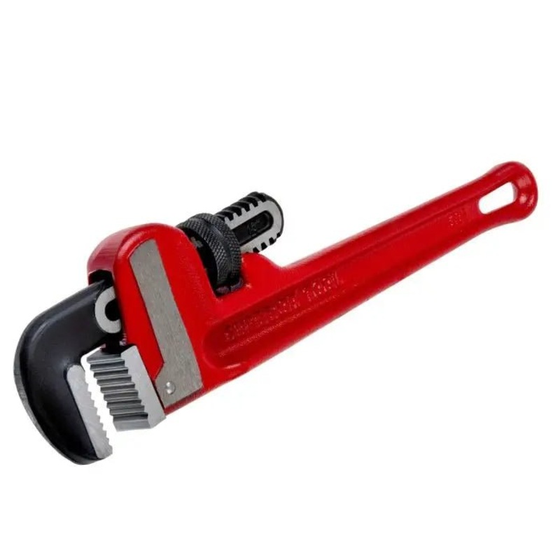 10 Heavy-Duty Straight Cast-Iron Pipe Wrench – Case of 6