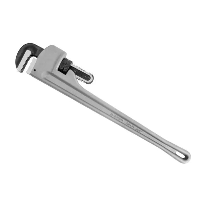 24 Heavy-Duty Straight Aluminum Pipe Wrenches