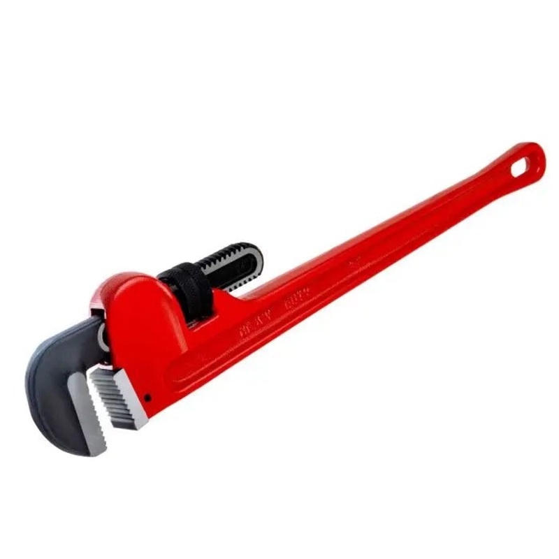 24 Heavy-Duty Straight Cast-Iron Pipe Wrench