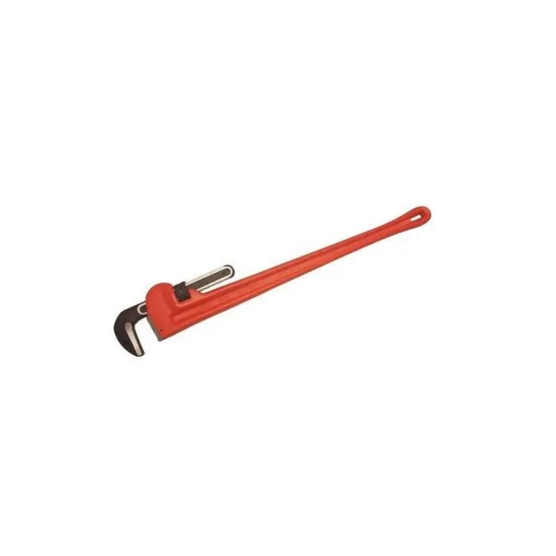 48 Heavy-Duty Straight Cast-Iron Pipe Wrench With 6 Jaw